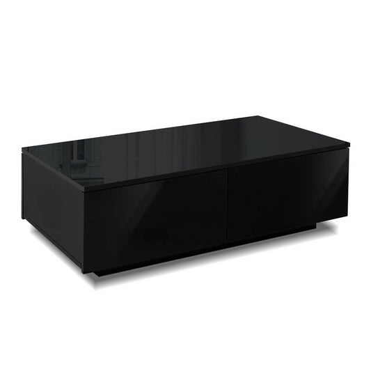 Artiss Coffee Table 4 Drawers Black Trevi - Cosy Abode