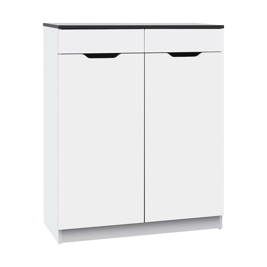 Artiss Shoe Rack Cabinet 30 Pairs White Eve - Cosy Abode