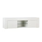 Artiss Entertainment Unit TV Cabinet LED 130cm White Angus - Cosy Abode
