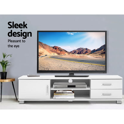 Artiss Entertainment Unit TV Cabinet 120cm White Dylan - Cosy Abode