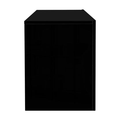 Artiss Entertainment Unit TV Cabinet LED 130cm Black Elo - Cosy Abode