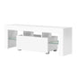 Artiss Entertainment Unit TV Cabinet LED 130cm White Elo - Cosy Abode