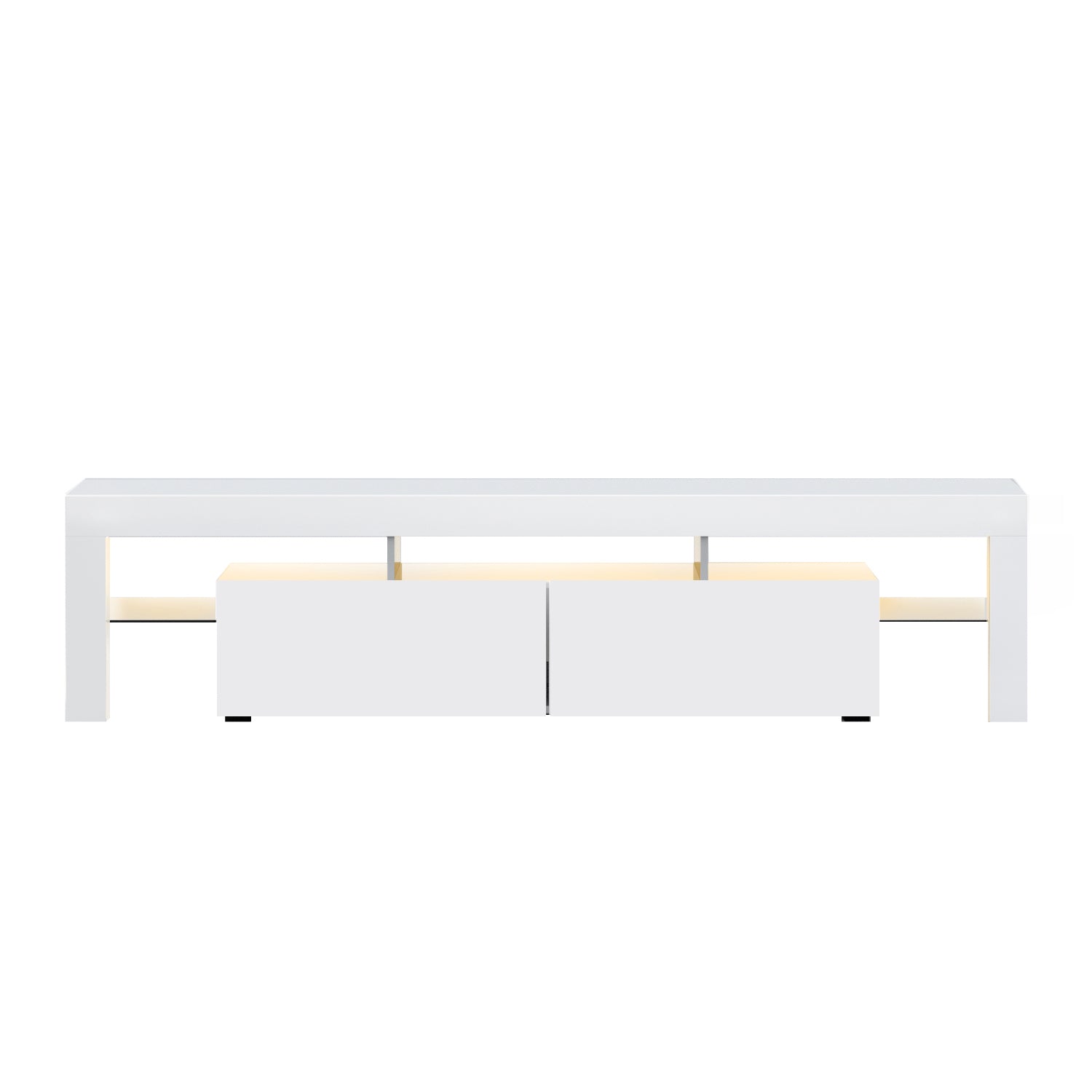Artiss Entertainment Unit TV Cabinet LED 189cm White Elo - Cosy Abode