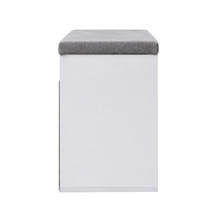 Artiss Shoe Rack Bench Shoe Cabinet White Allen - Cosy Abode