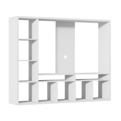 Artiss Entertainment Center Unit TV Stand TV Cabinet Open Shelves 183CM White - Cosy Abode