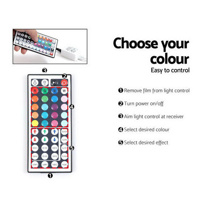 Artiss Entertainment Unit TV Cabinet LED 160cm White Anna - Cosy Abode