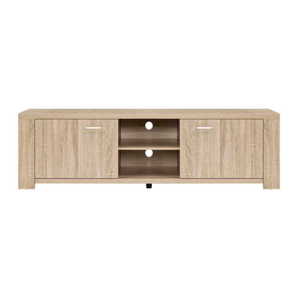 Artiss TV Cabinet Entertainment Unit 160cm Oak Maxi - Cosy Abode