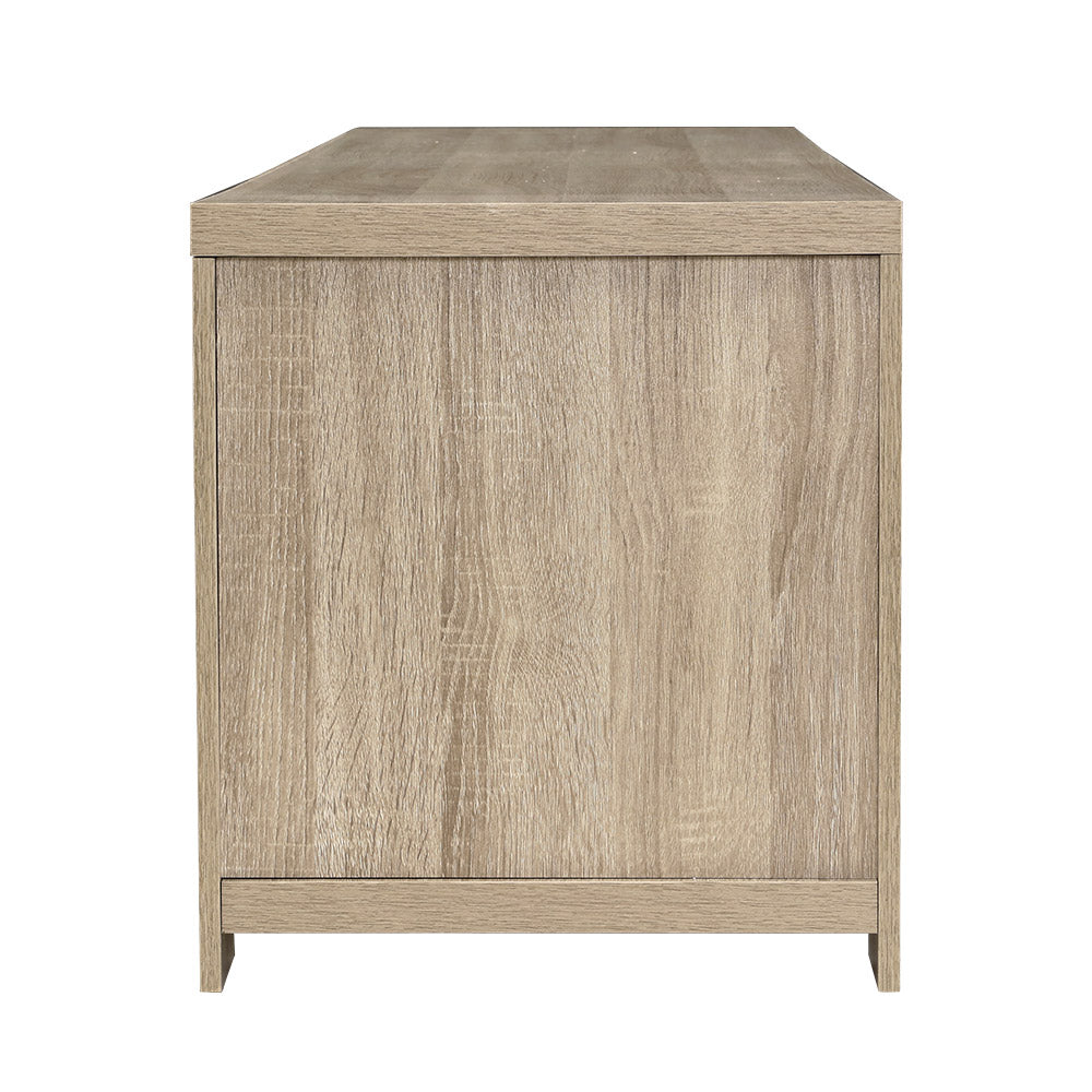 Artiss TV Cabinet Entertainment Unit 160cm Oak Maxi - Cosy Abode