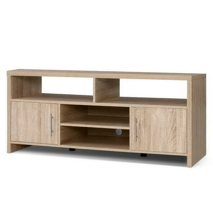 Artiss TV Cabinet Entertainment Unit 140cm Oak Ken - Cosy Abode