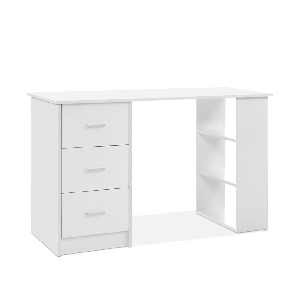 Artiss Computer Desk Drawer Shelf Cabinet White 120CM - Cosy Abode