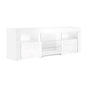 Artiss Entertainment Unit TV Cabinet LED 160cm White Bobi - Cosy Abode