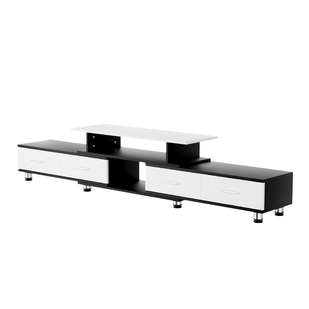 Artiss TV Cabinet Entertainment Unit Extendable 160CM To 220CM - Cosy Abode