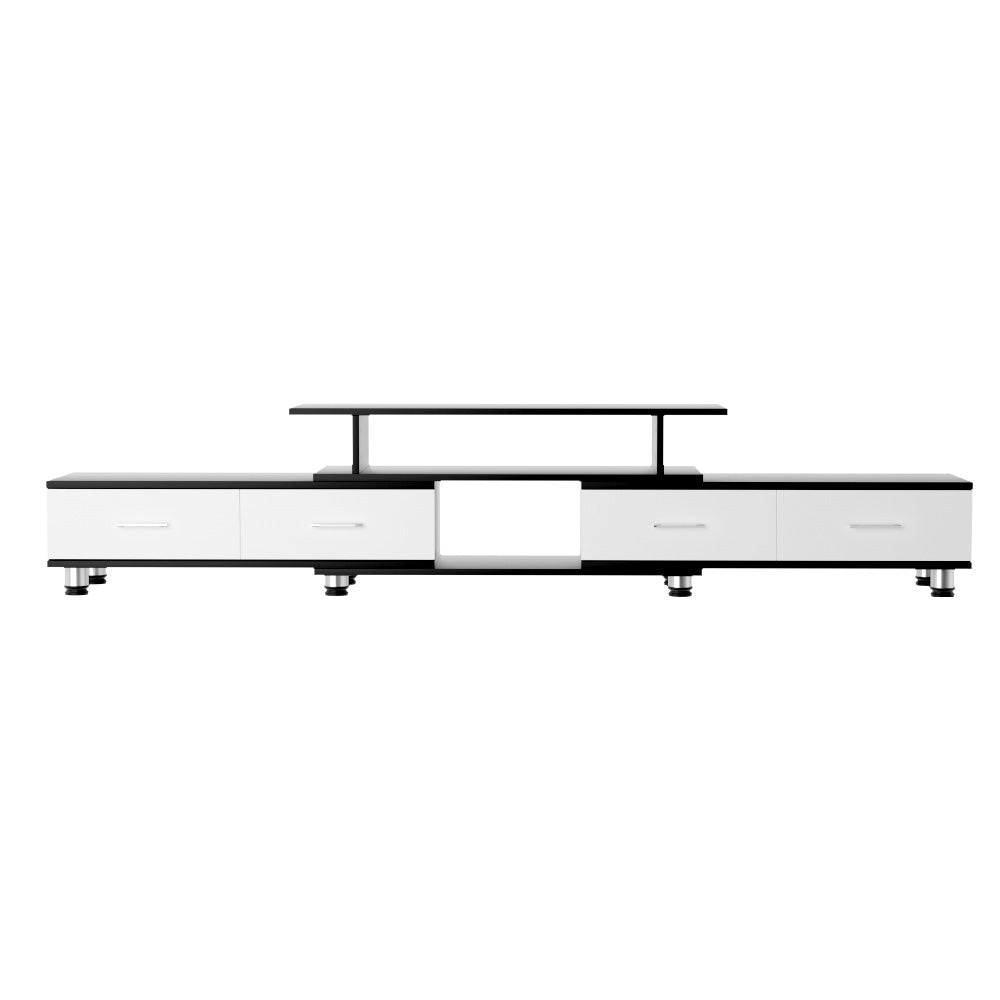 Artiss TV Cabinet Entertainment Unit Extendable 160CM To 220CM - Cosy Abode