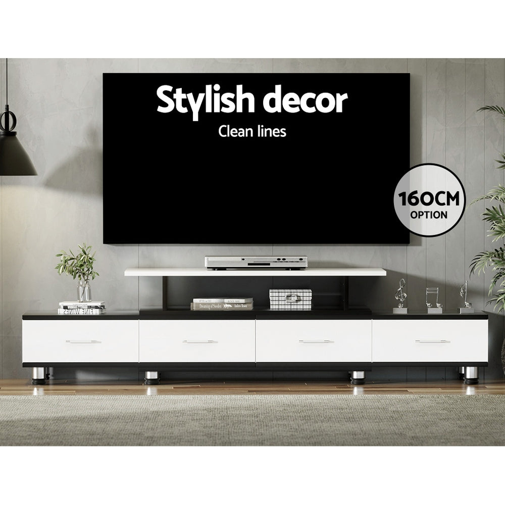 Artiss TV Cabinet Entertainment Unit Extendable 160CM To 220CM - Cosy Abode