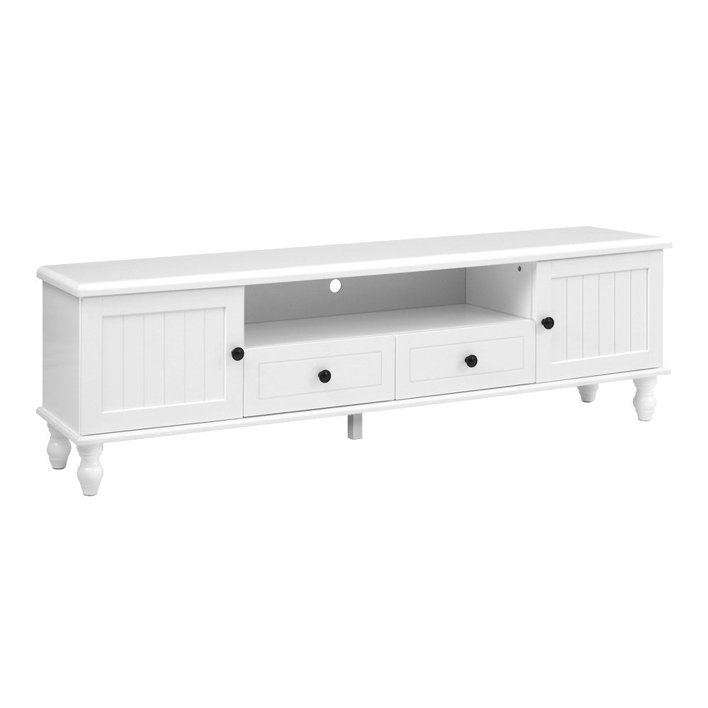 Artiss TV Cabinet Entertainment Unit 160cm White Kubi - Cosy Abode