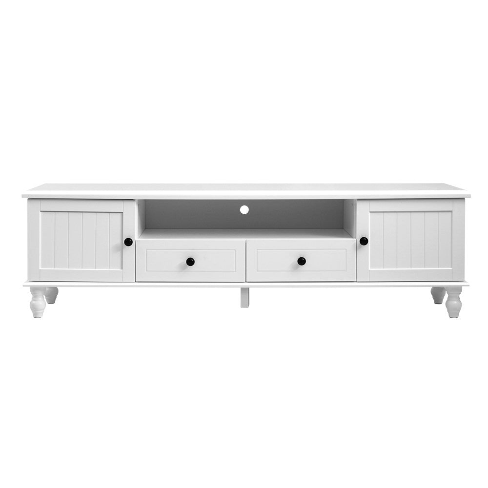 Artiss TV Cabinet Entertainment Unit 160cm White Kubi - Cosy Abode