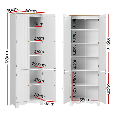 Artiss Buffet Sideboard 4 Doors - BERNE White - Cosy Abode