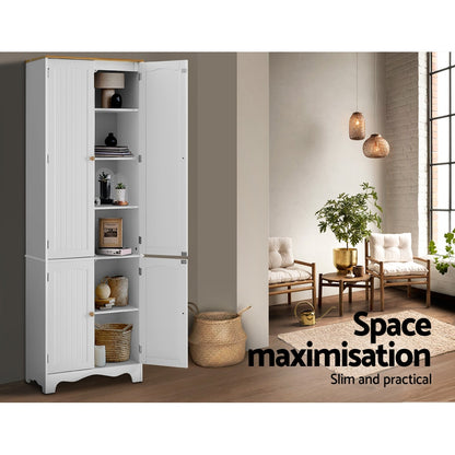 Artiss Buffet Sideboard 4 Doors - BERNE White - Cosy Abode