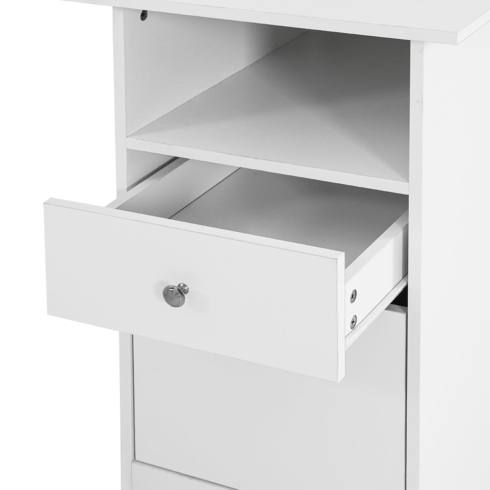 Artiss Corner Computer Desk Office Study Desks Table L-Shape Drawers Tables - Cosy Abode
