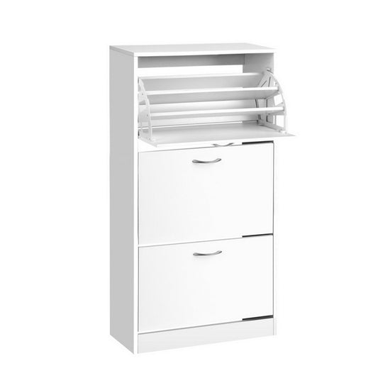 Artiss Shoe Rack Cabinet 36 Pairs Adjustable Shelves Ivy - Cosy Abode