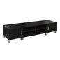 Artiss TV Cabinet Entertainment Unit 190cm Black Danson - Cosy Abode