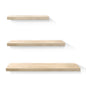Artiss Floating Wall Shelf Set of 3 Oak - Cosy Abode