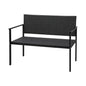 Gardeon Outdoor Garden Bench Seat Rattan- Grey - Cosy Abode