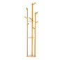 Artiss Clothes Rack Coat Stand 9 Hooks Tree Shelf Bamboo - Cosy Abode