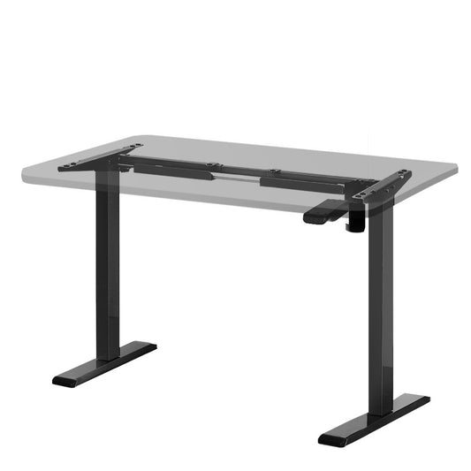 Artiss Standing Desk Frame Only Motorised Black - Cosy Abode
