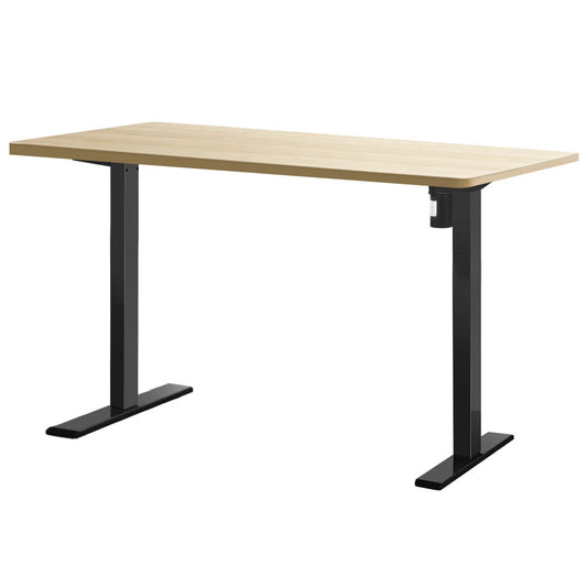 Artiss Standing Desk Motorised White Oak 120CM - Cosy Abode