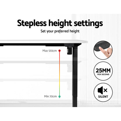 Artiss Standing Desk Motorised White 120CM - Cosy Abode
