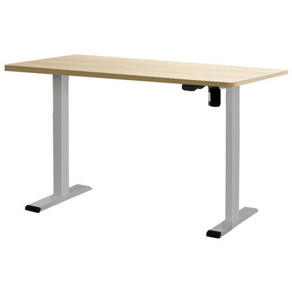 Artiss Standing Desk Motorised 120CM White Oak - Cosy Abode