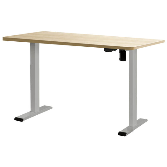 Artiss Standing Desk Motorised 120CM White Oak - Cosy Abode