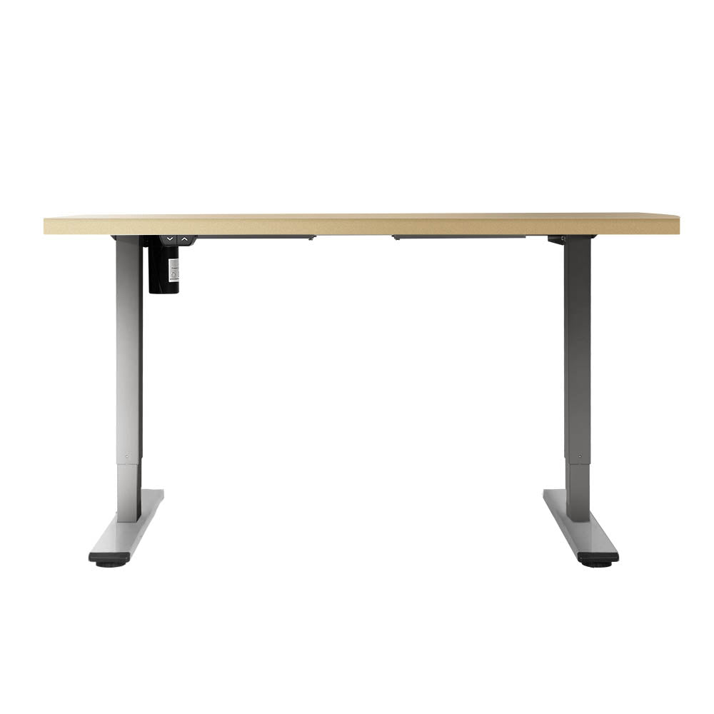 Artiss Standing Desk Motorised 120CM White Oak - Cosy Abode