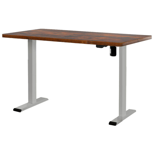Artiss Standing Desk Motorised 120CM Rustic Brown - Cosy Abode