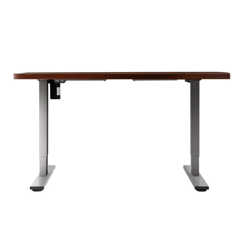 Artiss Standing Desk Motorised 120CM Walnut - Cosy Abode