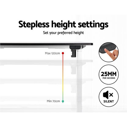 Artiss Standing Desk Frame Only Motorised White - Cosy Abode