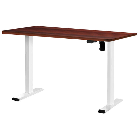 Artiss Standing Desk Motorised Sit Stand Desks Walnut 120CM - Cosy Abode