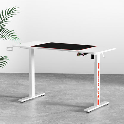 Artiss Standing Desk Motorised Gaming Desks White 140CM - Cosy Abode