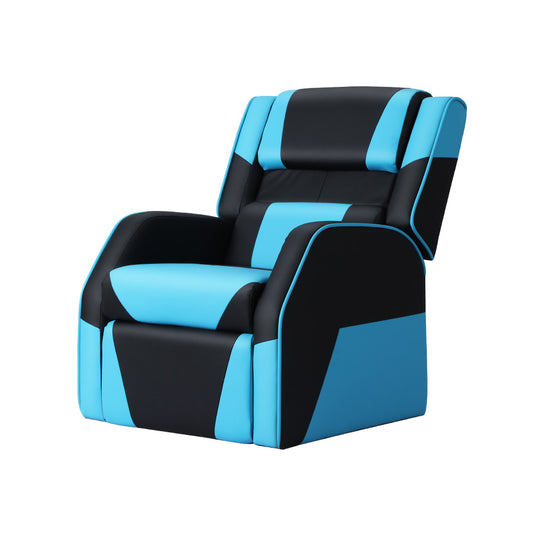 Keezi Kids Recliner Chair PU Leather Gaming Sofa Lounge Couch Children Armchair - Cosy Abode
