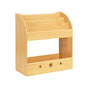 Keezi 3 Tiers Kids Bookshelf Magazine Shelf Organiser Bookcase Display - Cosy Abode