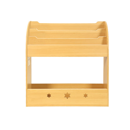 Keezi 3 Tiers Kids Bookshelf Magazine Shelf Organiser Bookcase Display - Cosy Abode