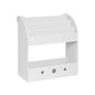 Keezi 3 Tiers Kids Bookshelf Magazine Shelf Organiser Bookcase Display White - Cosy Abode