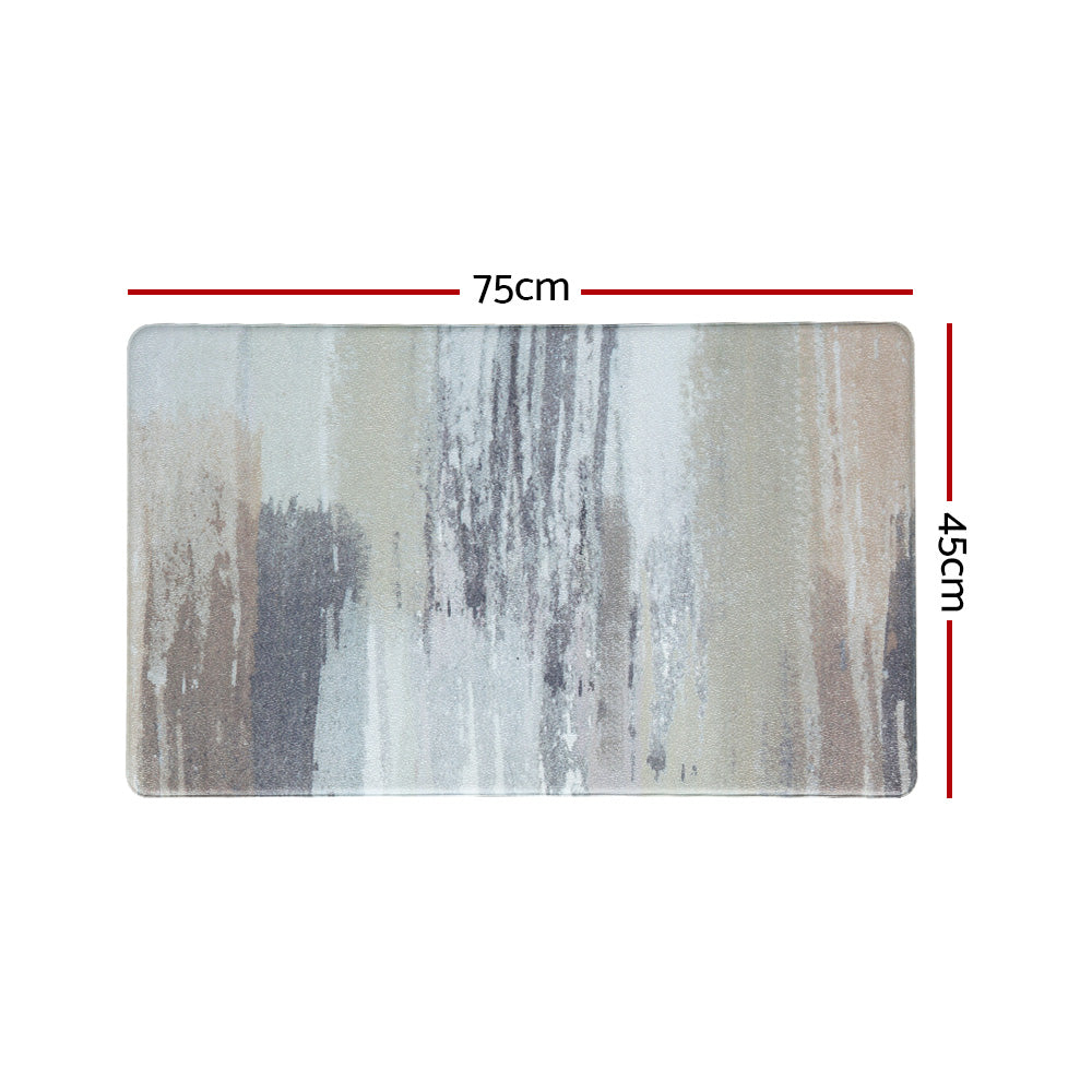 Artiss Kitchen Mat 45x75cm PVC Floor Rug Carpet Non-slip Lydia - Cosy Abode