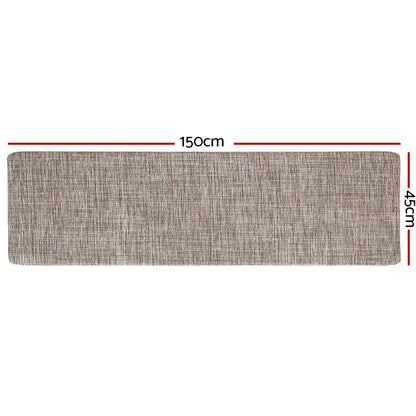 Artiss Kitchen Mat 45x150cm Textilene Floor Rug Carpet Non-slip - Cosy Abode