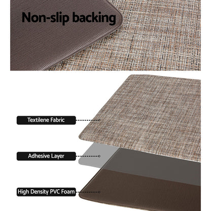 Artiss Kitchen Mat 45x150cm Textilene Floor Rug Carpet Non-slip - Cosy Abode