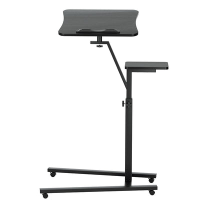 Artiss Laptop Desk Computer Table Height Adjustable Tiltable Mouse Board Black - Cosy Abode