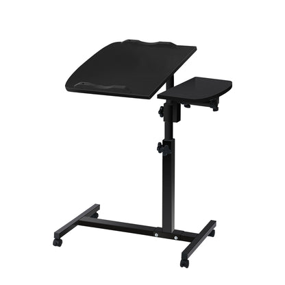 Artiss Laptop Desk Table Fan Cooling Black 60CM - Cosy Abode