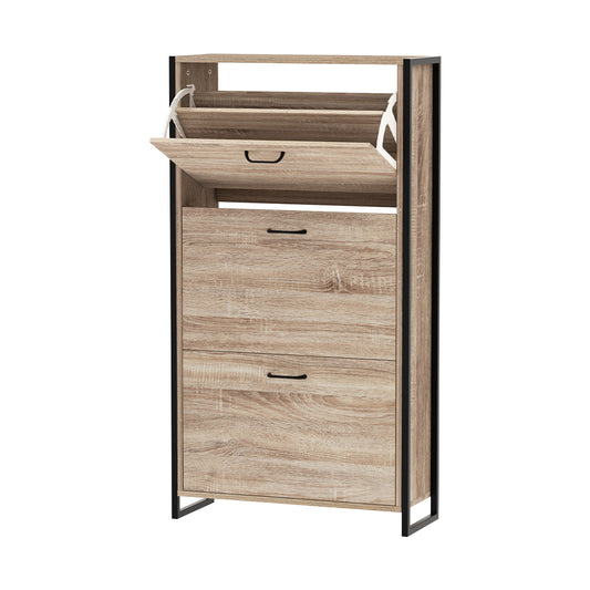 Artiss Shoe Rack Cabinet 24 Pairs Adjustable Shelves Tim - Cosy Abode