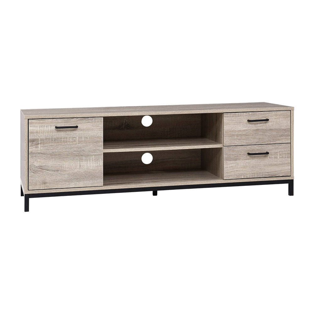 Artiss TV Cabinet Entertainment Unit 132cm Pine Tania - Cosy Abode
